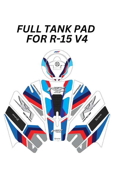 Full Tank Pad Compatible with R15 V4 | R15 V4 Sticker, Pack Of 1